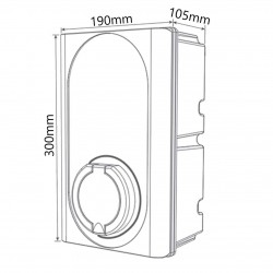 Commercial EV Commercial EV Charger 22kW Type 1 and Type 2 Triple Phase Untethered EVEC VEC02