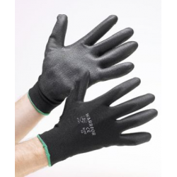 Gloves Black Size 8 PU
