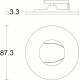 Downlight IP20 Brushed Nickel JC010013/BN