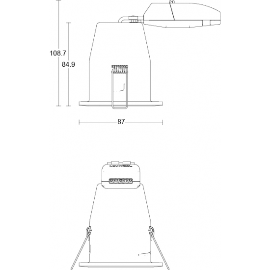 Downlight IP65 Brushed Nickel JC010016/BN