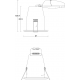 Downlight IP65 Brushed Nickel JC010016/BN