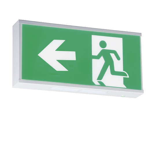 Running Man Legend with Left Facing Arrow EMRUNL