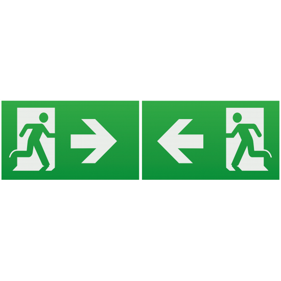 Running Man Legend with Left/Right Facing Arrow (Kit of 2 ...