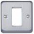 Frontplate Brushed Chrome 1 Mod Euro MK K181BRC1G