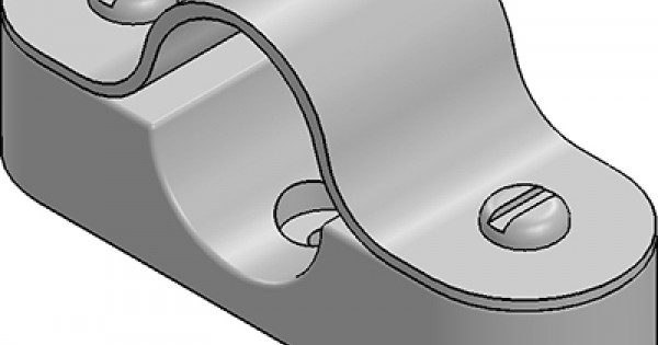 Distance Saddle Galvanised 20mm