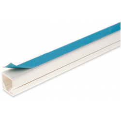 Mini Trunking Adhesive Back 16-16mm (3 Metre Length) MIKA1 LITE