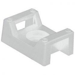 Cable Tie Cradle 4.9mm White (Pack of 100)